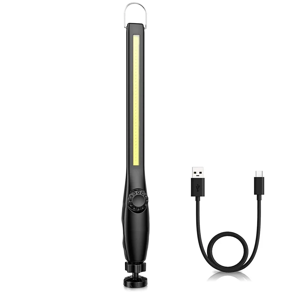 USB oplaadbare COB LED-werklamp Draagbare magnetische draadloze inspectielamp voor autoreparatie Thuiswerkplaats Noodsituatie: Blauw