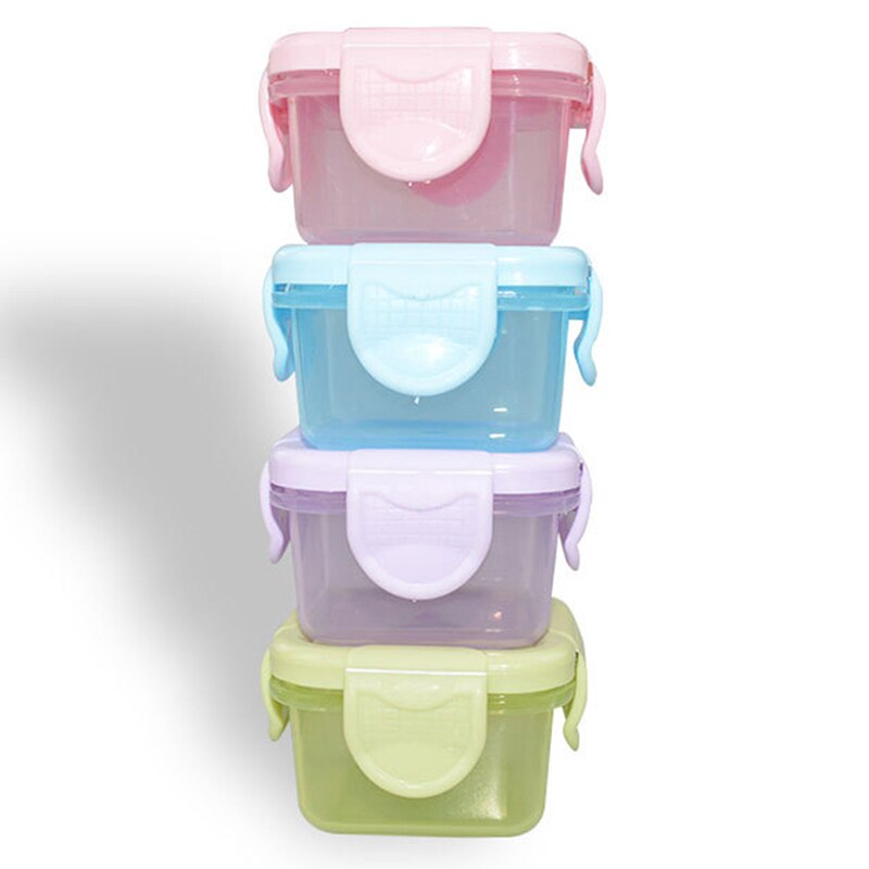 1PC Mini Thickened Sealed Fresh Box Portable Baby Food Storage Freezer Containers