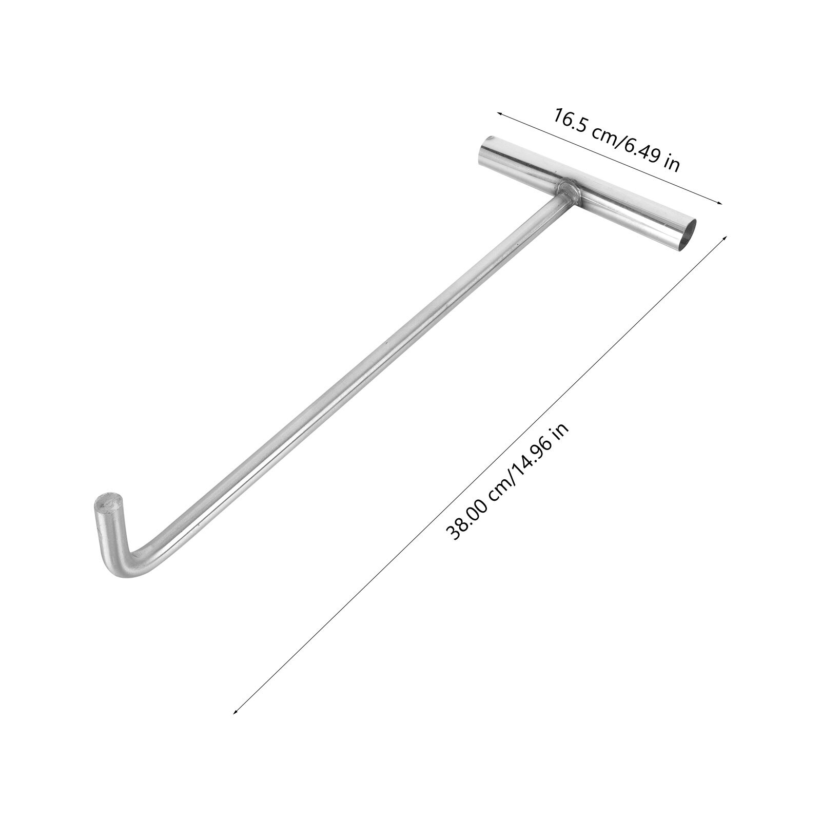 Putdeksel Haak Roestvrij Stalen Haak T Vormige Goed Deksel Haak Hand Tool 304 Rvs Haak T-Vormige putdeksel Haak