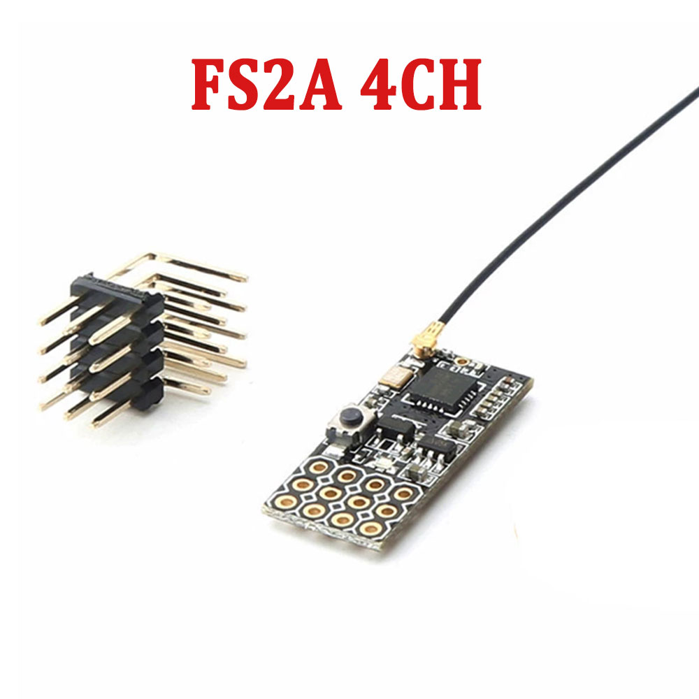 FS2A 4CH AFHDS 2A Mini-kompatibler Empfänger PWM-Ausgang für Flysky i6 i6X i6S / FS-i6 FS-i6X FS-i6S Absender