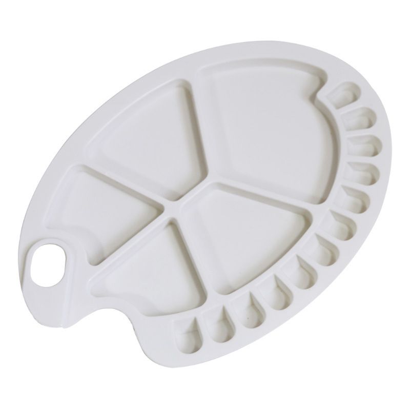 Color Palette Plastic 17 Holes Watercolor Mixing Palette