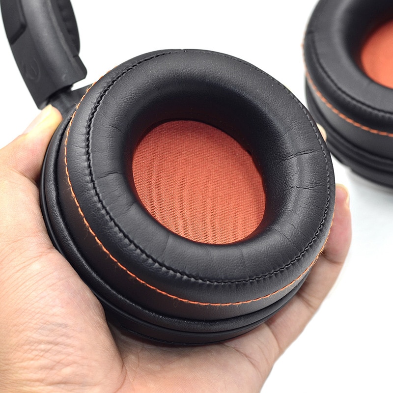 Utbyte öronkuddar kuddar öronkuddar öronkåpor för steelseries siberia 840, siberia 800 trådlösa hörlurar reparationsdelar