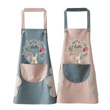 Waterproof Kitchen Apron Chef BBQ Cooking Baking Apron With Big Pocket For Women Work Apron BBQ Or Picnic