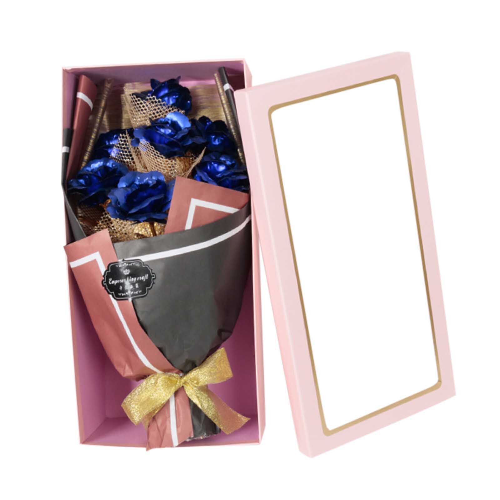 Romantisk boks duftende bad krop kronblad rosenblomst sæbe bedst til valentinsdag bryllupsdekoration rosen sæbe / skib: B