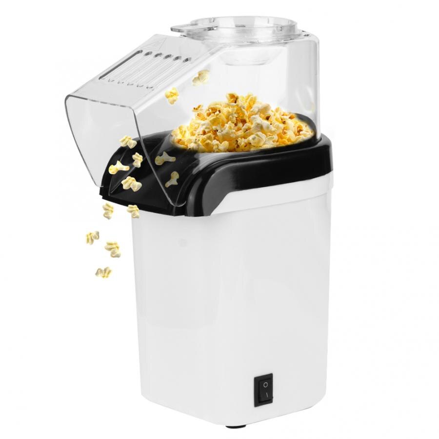1200W Automatic Electric Popcorn Maker Mini Household Air Oil-Free Corn Popper Machine EU Plug For Home Kitchen
