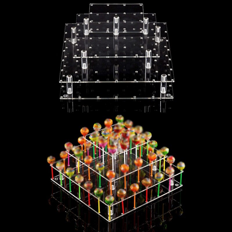 35 Gaten Snack Cake Server Cake Rack Cup Cake Display Stand Lolly Houder Cupcake Stand 42Pcs Cake Stands Lolly houder