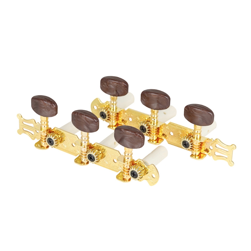 Classical Guitar Tuning Peg Machine Heads Tuning Key Pegs 3+3 Tuners for Nylon Strings