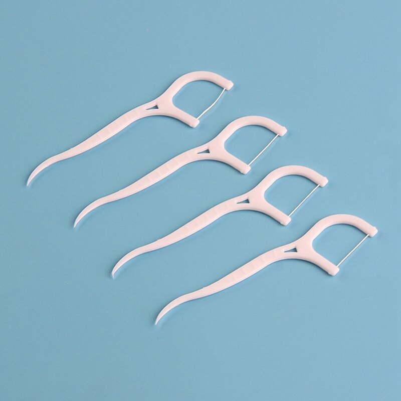 Lot de 50 fils dentaires jetables, brosses interdentaires, cure-dents, cure-dents, cure-dents, nettoyage des gencives, outils de soins