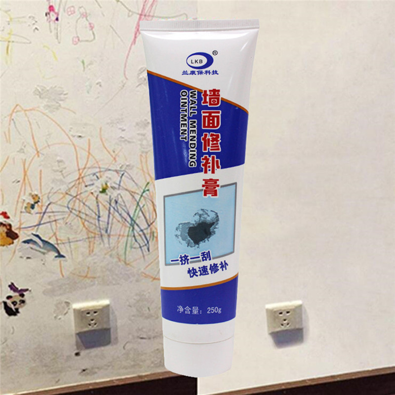 Wall repair plaster Magic White Latex Paint Wall Repair Cream Household Hole Disappear Waterproof #4D23