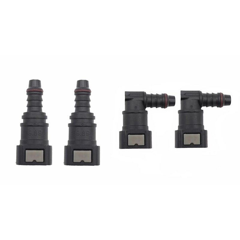 9.49/ID8 Automobile Fuel Line Quick Connector Fuel Line Hose Pipe Quick Release Female Connect Connector Car Accessories (Size : 45 Degree