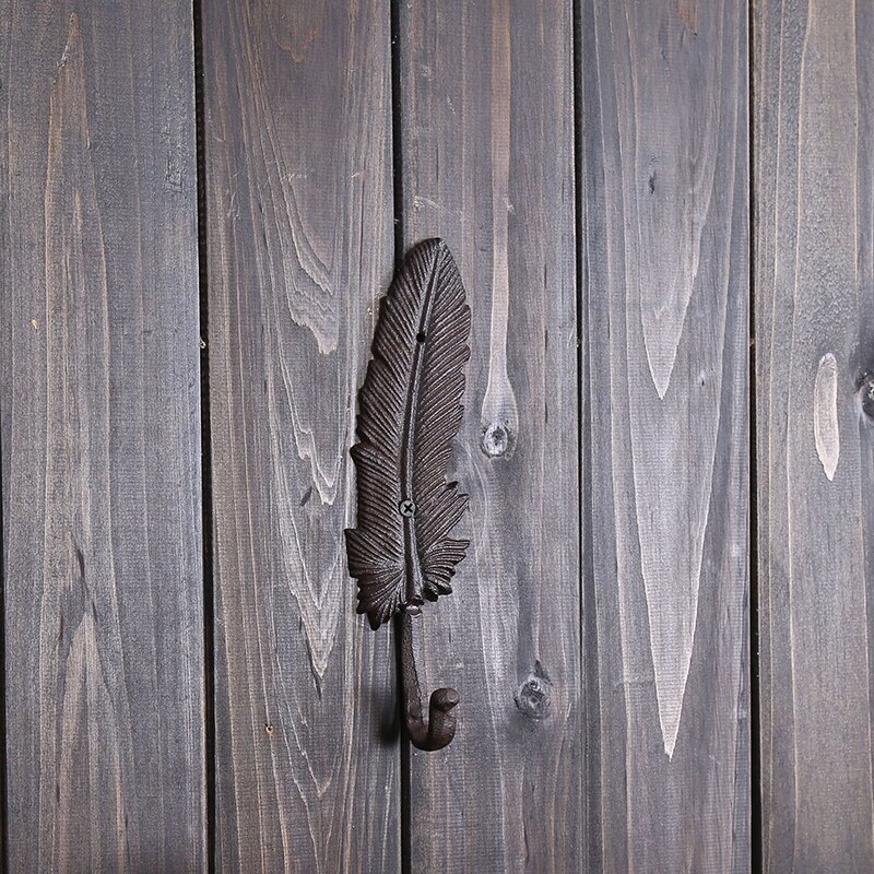 Ganchos de hierro fundido Vintage para colgar en la pared ganchos de hierro Retro para colgar en la pared, barra para el hogar, decoración de abrigos, manualidades,