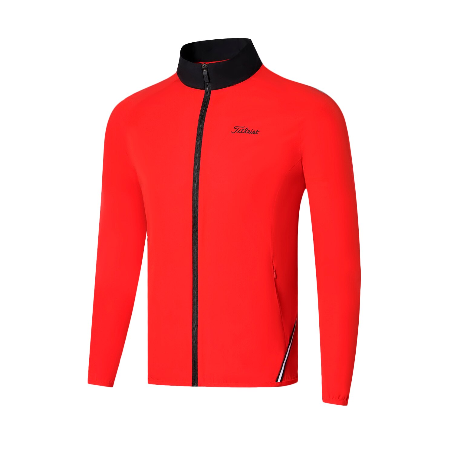 Men's Golf Jacket Autumn Sports Quick-drying Breathable Golf Apparel Windbreaker for Men 골프웨어: Red / XXL