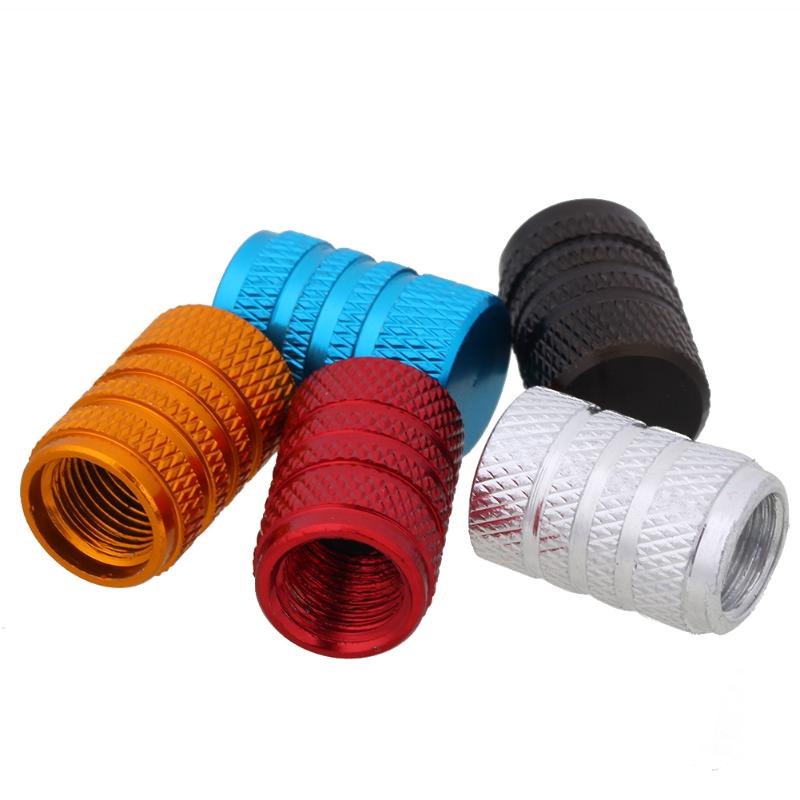 Tapones de neumáticos universales para ruedas de coche, de aleación de aluminio, 4 Uds., tapas de válvula de Metal para automóviles, tapas para vástago de válvula de neumático automático, cubiertas antipolvo, accesorios para automóviles