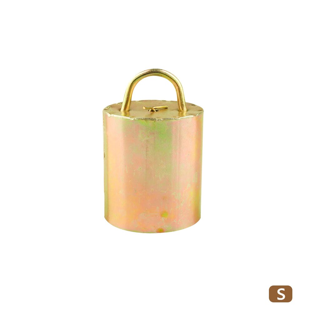 Catle Sheep Grazing Bells Cow Horse Goat Anti Lost Metal Bell Anti Theft Louder Bell Livestock Equipment Farm Animal Supplies: S