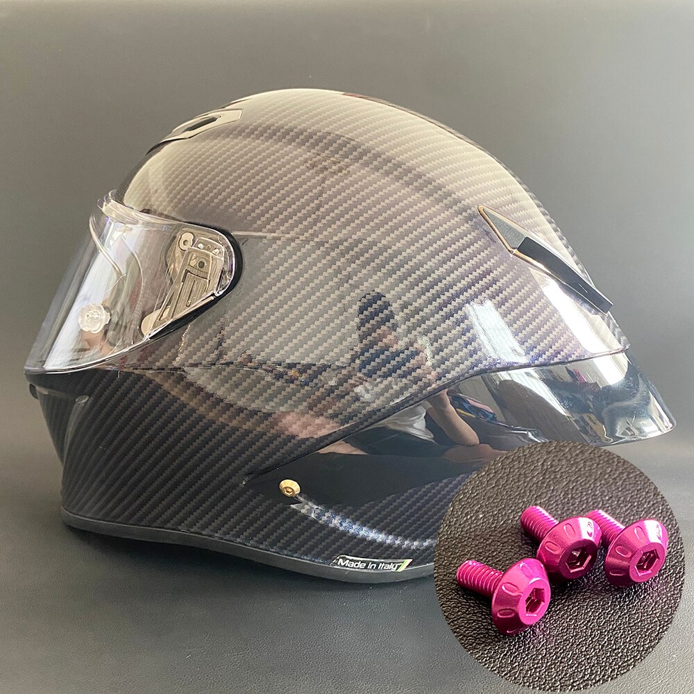 Alerón especial para casco, fijación de tornillo, repuesto de ala trasera, juego de accesorios de 3 piezas para AGV pista GPRR GPR Corsa R
