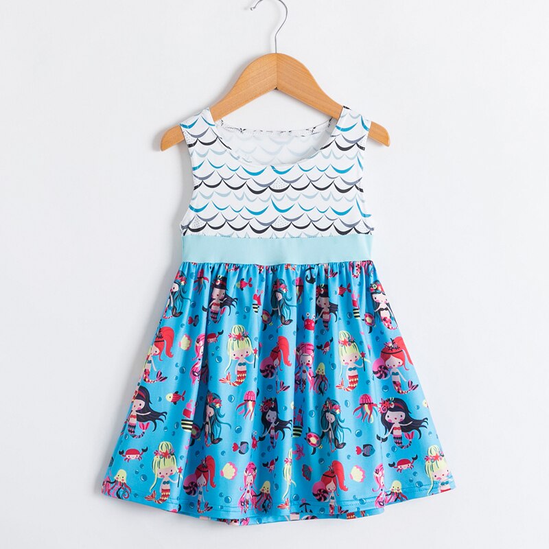 dziewczyny sukienka 2020 lato moda dziewczyny księżniczka sukienka kolor tęczy z krótkim rękawem bawełniany niejednolita całość 2-6T dziewczyny woal tutu sukienki