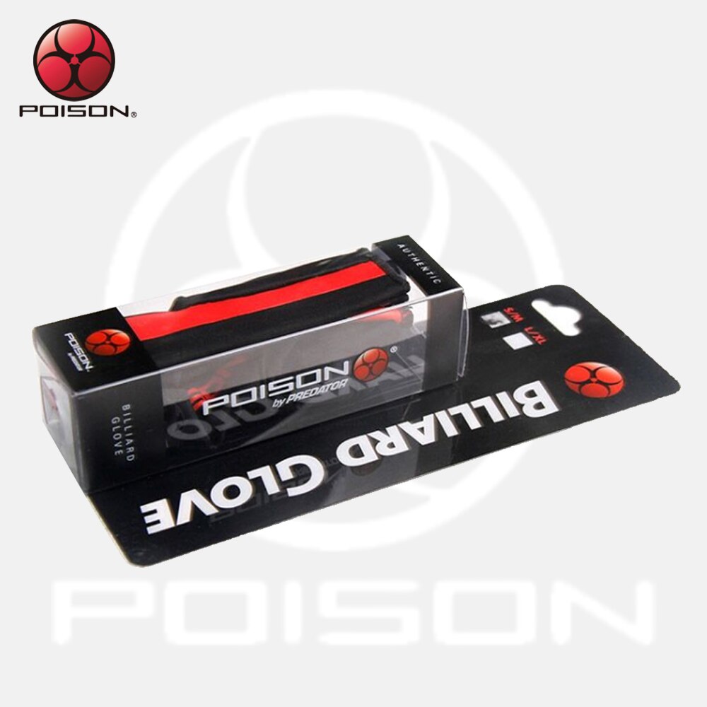 Gants de queue de billard rouge, antipoison, pour la main gauche, pour la queue de billard, durables et confortables, accessoires professionnels