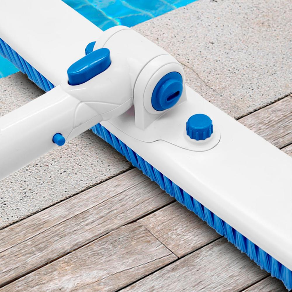 18 Inch Curved Swimming Pool Brush Cleaning Tools Wall & Floor Brush Nylon Bristles Cleaner Broom Swimming Pool Accessories