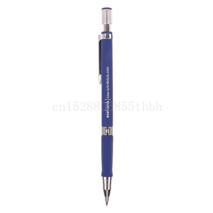 2.0mm 2B Lead Holder Automatic Mechanical Drawing Pencil Draughting Stationery: Blue