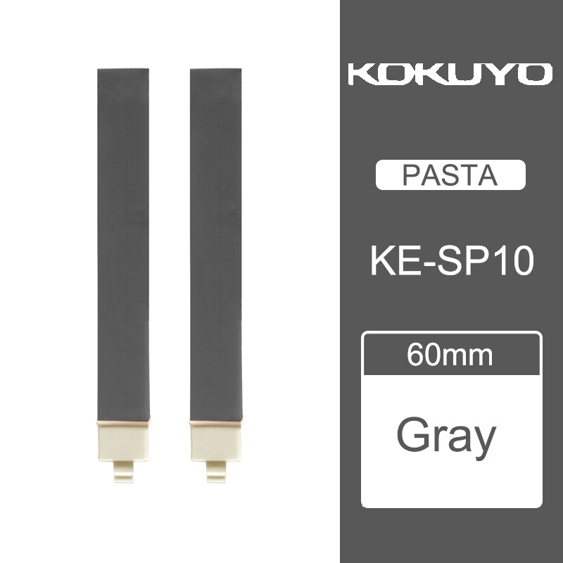 2 Pcs KOKUYO PASTA Solid Water-based Marker Pen Refill Multifunctional Art Drawing Replacement Core Graffiti Convenient Multicol: Gray
