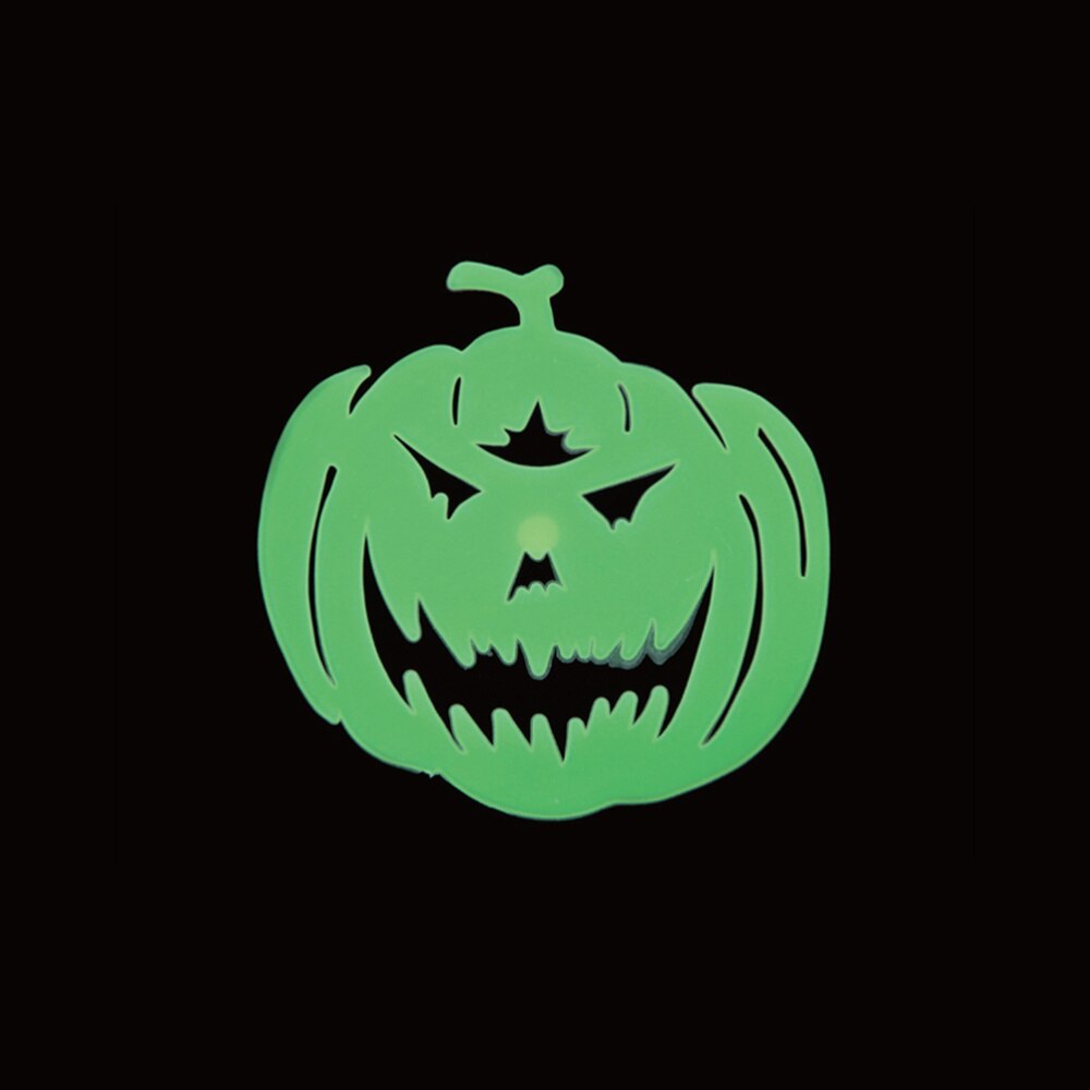 2 Pcs Fluorescent Decals Luminous Wall Stickers Creepy Stickers Door Window Decor for Party Home