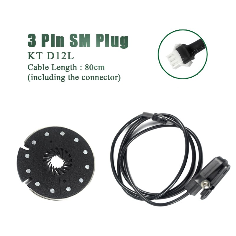 Kt  d12l pas sensor 12 magnetiske ebike deler tilbehør elektrisk sykkel pedal assistent sensor for elektrisk sykkel konverteringssett: D12l sm
