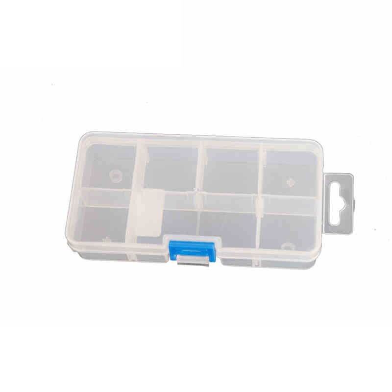 Caja de plástico ajustable para organizar componentes electrónicos, almacenamiento de herramientas, caja de plástico para almacenar celdas pequeñas