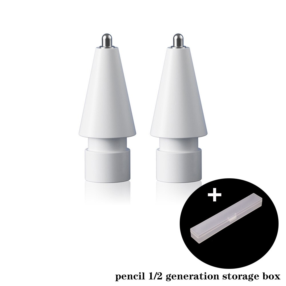 Puntas de lápiz para Apple Pencil de 1ª y segunda generación, punta de lápiz de doble capa para Apple Pencil Nib peilinc, punta de repuesto: 2 pencil tip 3.5 box