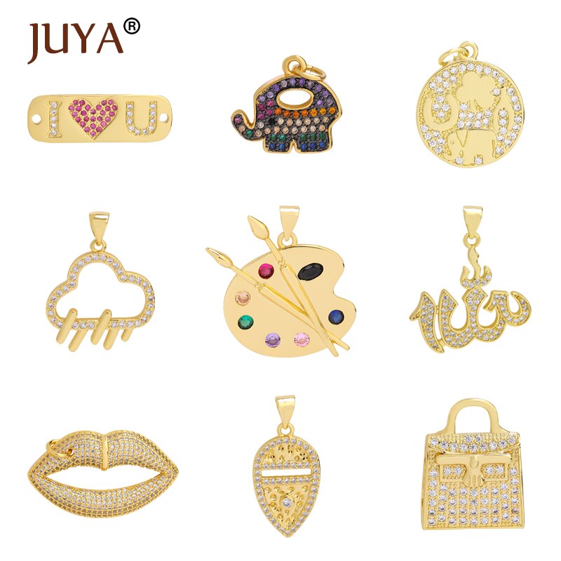 JUYA Trendy Jewelry Making Charms Exquisite Necklace Pendants For Women Luxurious Jewelry DIY Hand Made Accessories Supplies