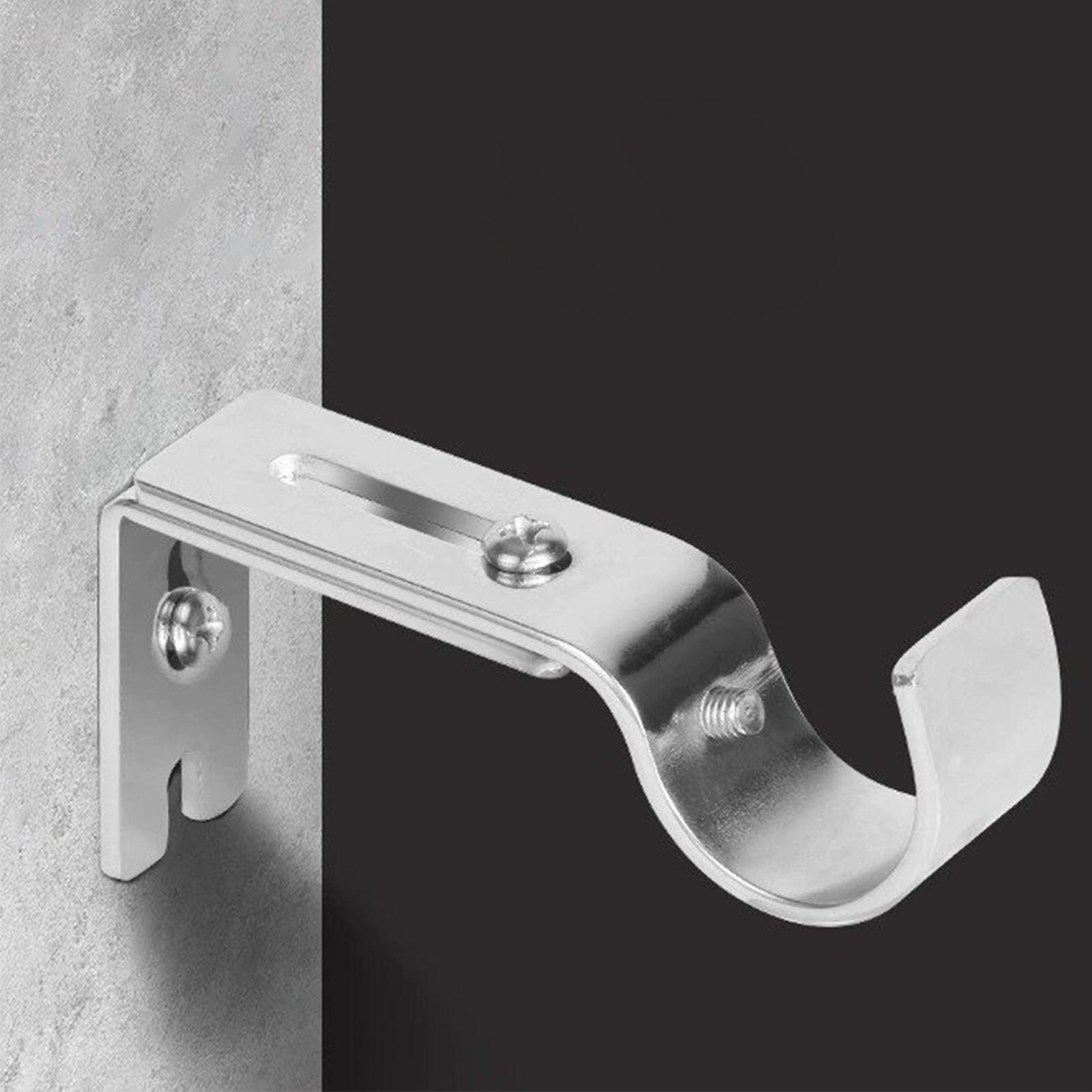 Support de tringle à rideau, Support de tringle simple Portable pour rideau mural, Support de tringle à rideau, cintre pour tringle à rideau de 1 pouce