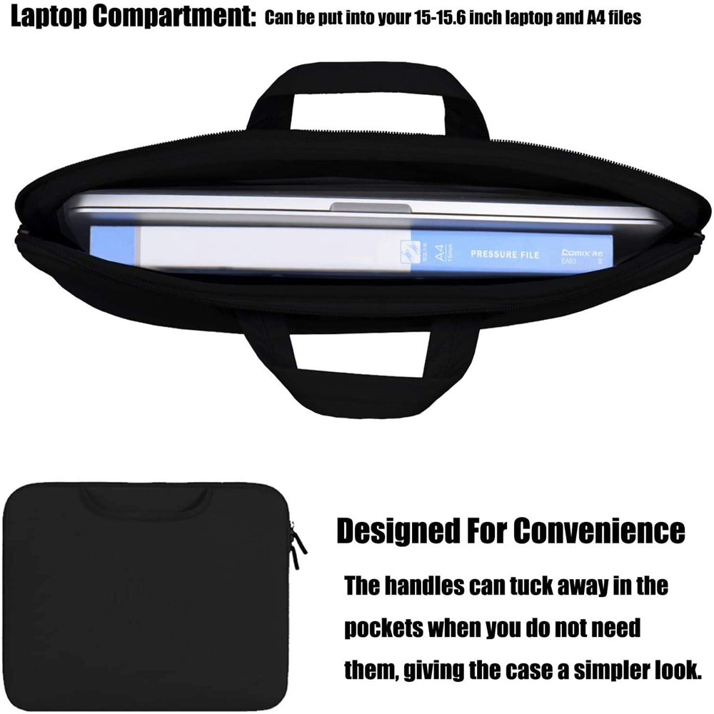 Colorful Zipper Laptop Handbag 13/14/15 inch Notebook Case for Macbook Computer Carry Bag Laptop Sleeve Briefcase