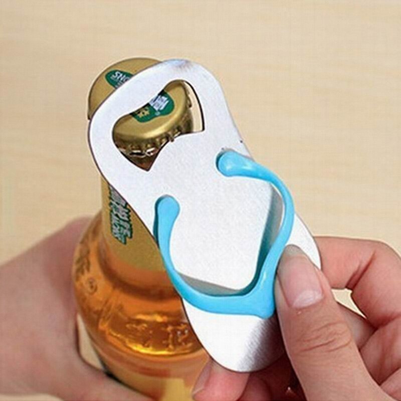 Bier Flesopener 4 In 1 Slipper Rvs Pocket Bier Flesopener Kan Willekeurige Kleuren Bruiloft Gunst