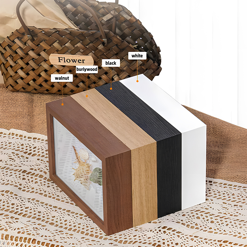 3D-Fotorahmen aus Holz, getrocknete Blumen, Probenhalter, handgefertigt, DIY-Handarbeit, Anzeige, Bilderrahmen, Heimdekoration, Tiefe 3 cm