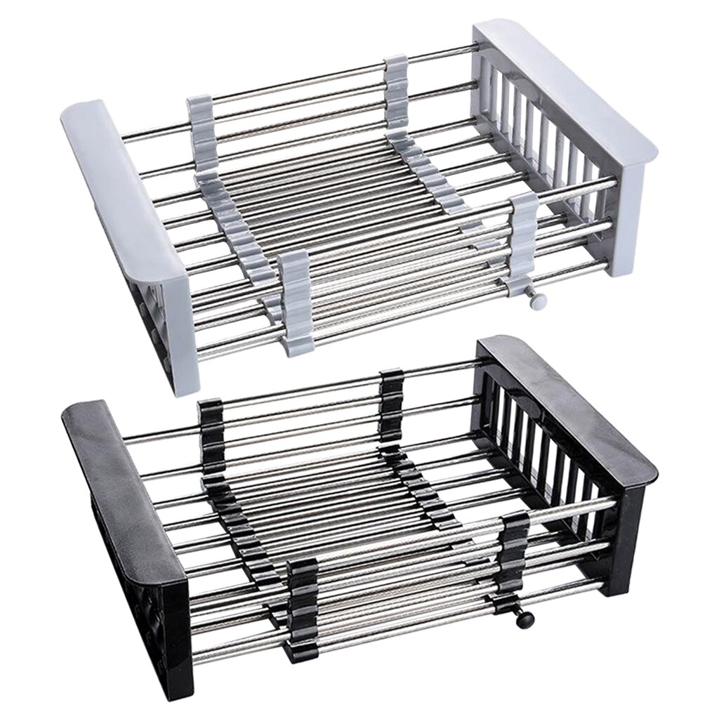 Expandable Dish Drying Rack Over the Sink Dish Rack In Sink Or On Counter