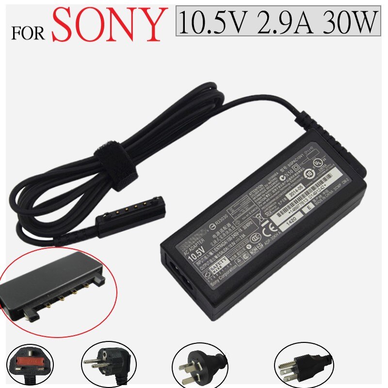 10.5V 2.9A Netbook Ac Adapter/Batterij Oplader Voor Sony Xperia Tablet S SGPAC10V2 SGPAC10V1 SGPT111 SGPT112 SGPT113 SGPT114