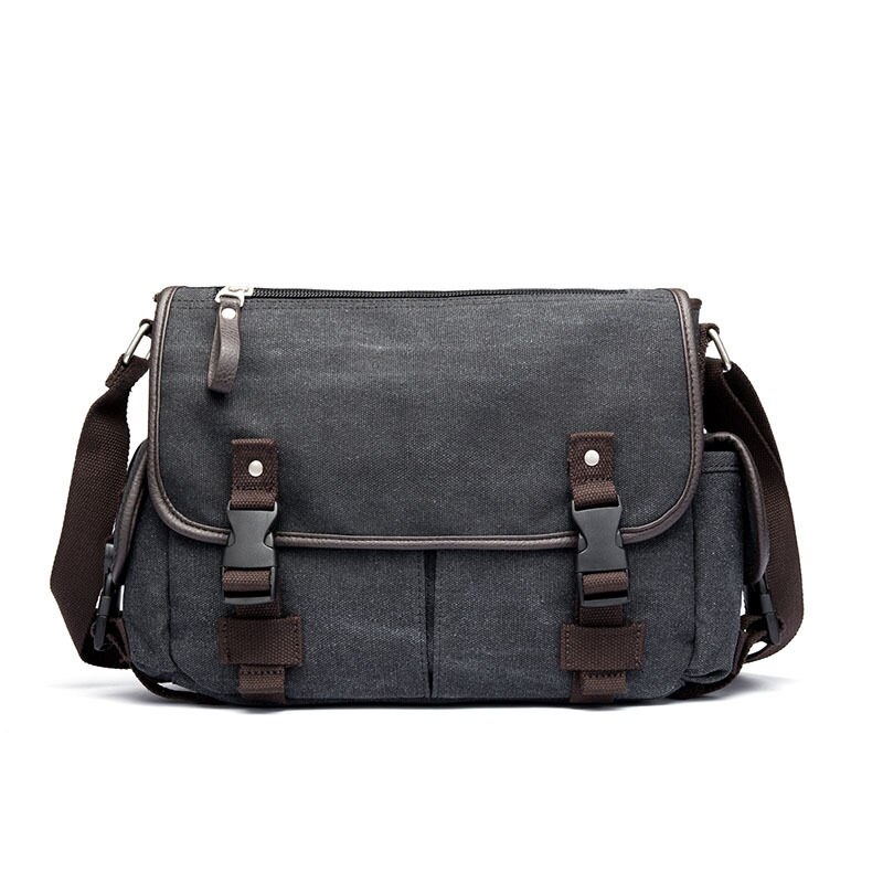 Ranhuang Mode Mannen Canvas Handtassen Vintage Tassen Mannelijke Schoudertas Grote Messenger Bags