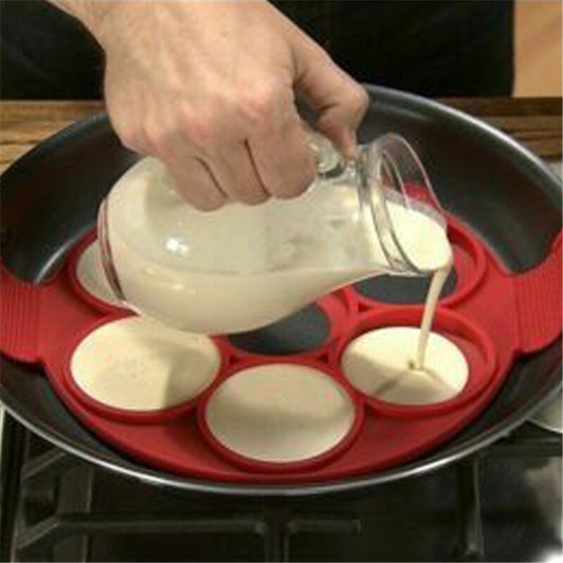 Jajko sadzone foremka foremka robić pankejków producent formy silikonowe nieprzywierająca prosta obsługa naleśnik forma robić omletów akcesoria kuchenne