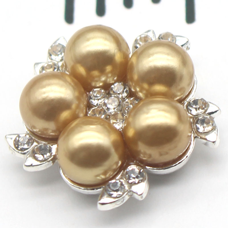 21MM guzik perłowy z kwiatkiem na odzież Diy Manualidades ozdobny kolorowy guzik do szycia Rhinestone do robótek ręcznych: 32