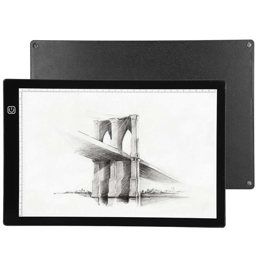Copy Board A4 LED Light Transparent Animation Drawing Tool Edge A4-JC Magnetic Hemming 3-level dimming painting drawing board