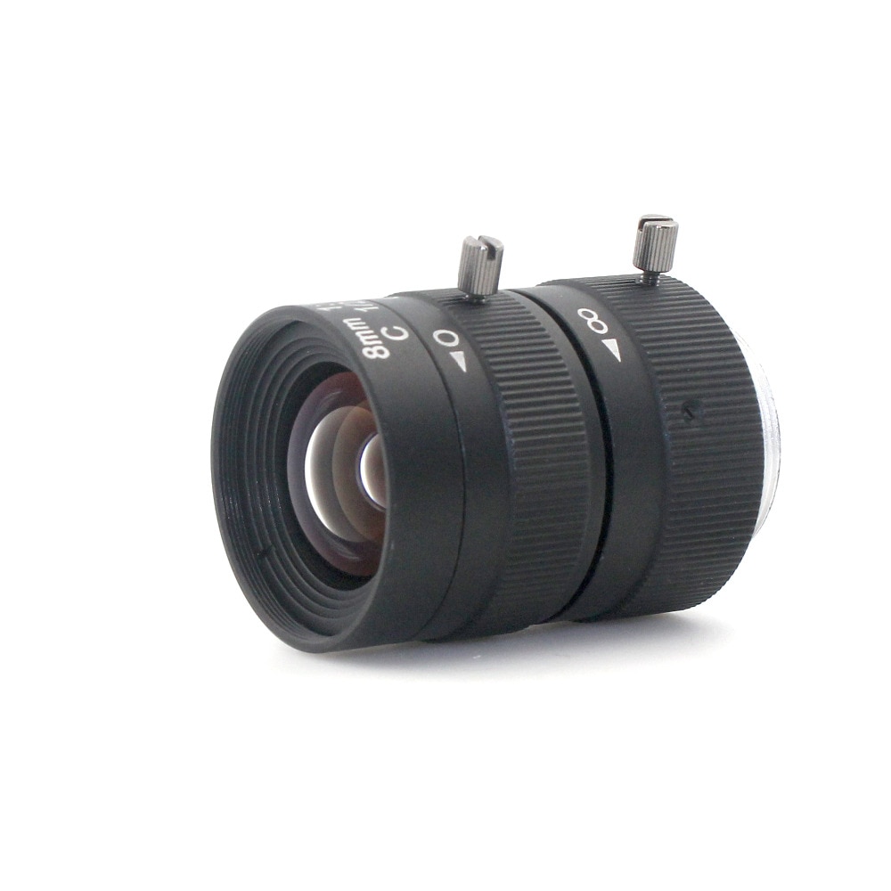 8mm lens 1/2" 3 Megapixel Lens Manual Fixed Lens C Mount Industrial lens For cctv camera box