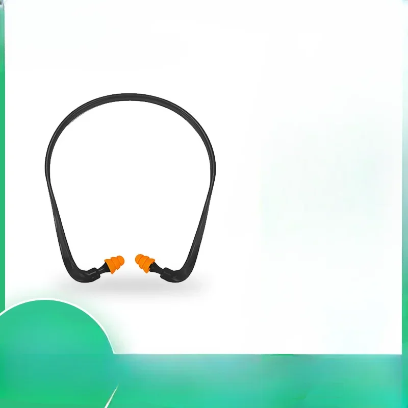 Reusable Hearing Protection Noise Reduction Earplugs Earmuff Silicone Corded Ear Plugs Ears Protector
