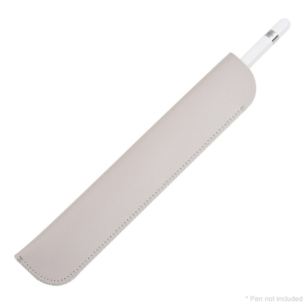 Til æble penalhus stylus touch pen opbevaringstaske cover cover beskytter til samsung til æble blyant: Grå