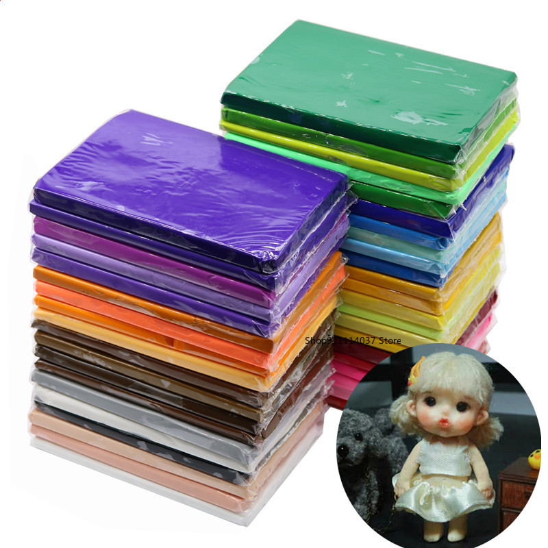 Pâte polymère d&#39;art professionnelle, 250g, pâte à modeler, poterie, sculpture céramique, coloré, translucide, four, cuisson