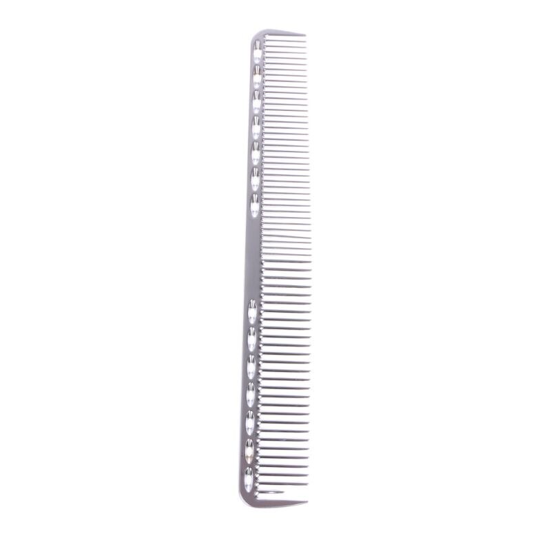 Hommes femmes bébés aluminium métal antistatique coupe peigne cheveux coiffure et barbiers Salon peignes: S-S