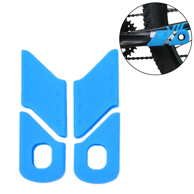 Fiets crank cover siliconen arm mouw mtb fietsen crankstel bescherming antislip kettingblad crank beschermer fietsaccessoires