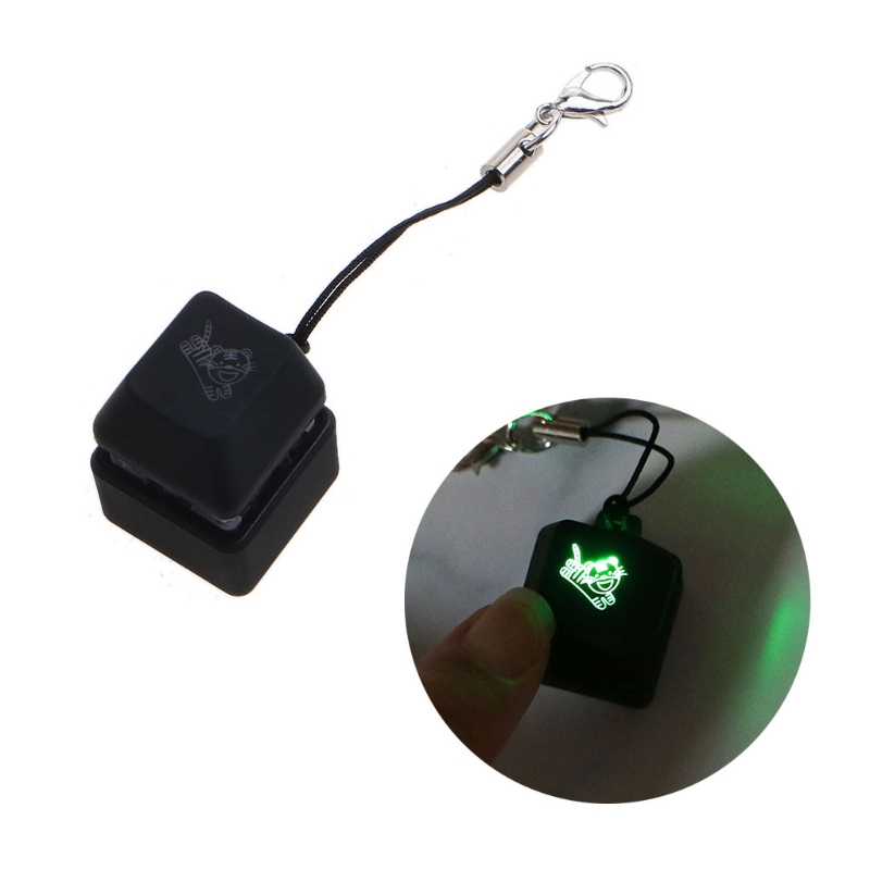 1 pc rgb led interruptor de teclado mecânico chaveiro acender retroiluminado para teclado interruptores kit testador: B