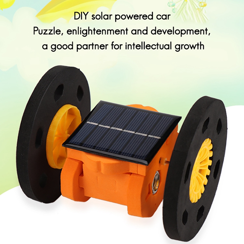 Diy-kleinserienproduktion: erfundenes solarauto – wissenschaft und umweltschutz – physikexperiment – handarbeit von schülern