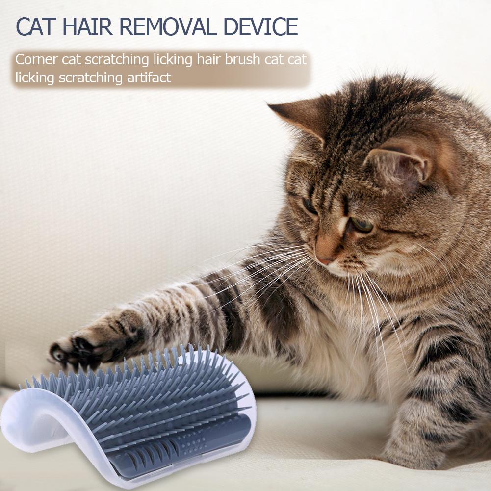 Peigne pour animaux domestiques | Brosse à gratter, angle de chat amovible, brosse à frotter, épilation des poils d'animaux, peigne de Massage, coupe, fournitures de nettoyage pour toilettage d'animaux