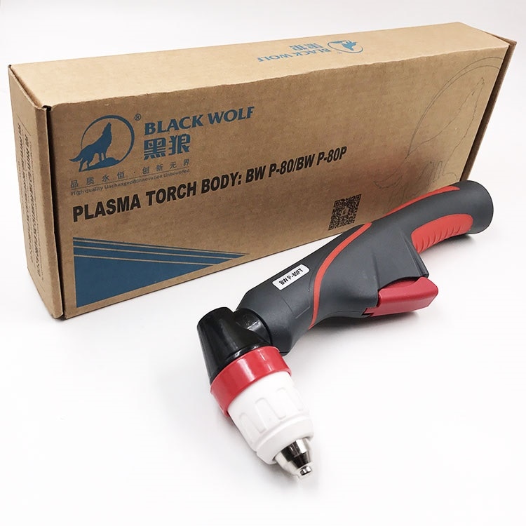 Original Black Wolf P-80 P80 Plasma Torch Head Body HF Pilot Arc M8 x 1mm Thread for Plasma Cutter LGK-100 120