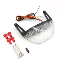 Setas e pisca de freio com luz led integrada, para honda cbr600rr, cbr 600 rr 2007, 2008, 2009, 2010, 2011 e 2012